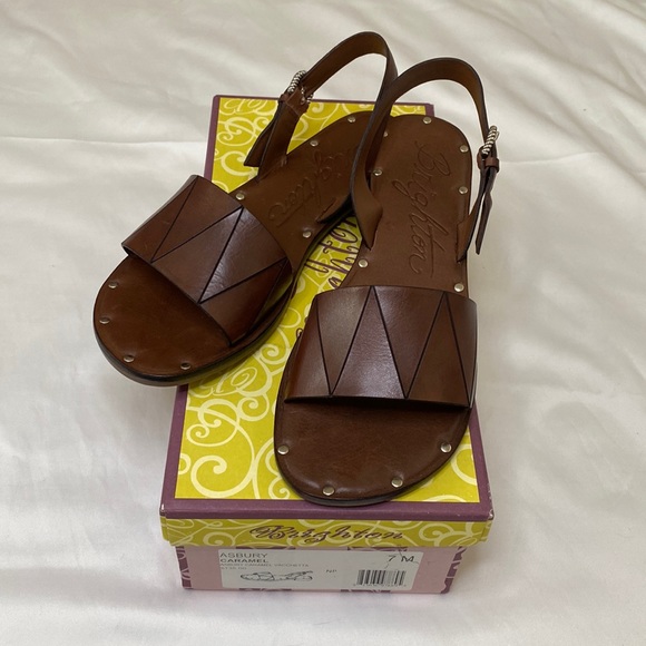 Brighton Shoes - Brighton Asbury Vacchetta Sandals